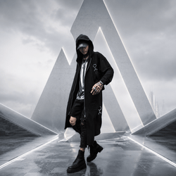 Hooded Goth Techwear Coat - ATLAS 1