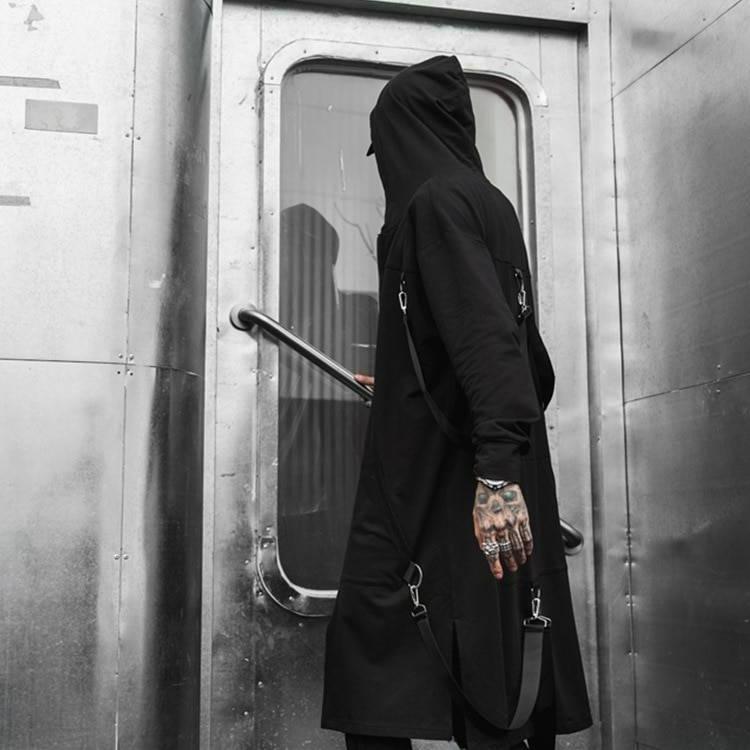 Hooded Goth Techwear Coat - ATLAS 1