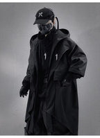 Hooded Techwear Trench Coat - ATLAS 1