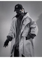 Hooded Techwear Trench Coat - ATLAS 1