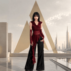 Hooded Y2K Cyber Grunge Top - ATLAS 1