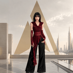 Hooded Y2K Cyber Grunge Top - ATLAS 1