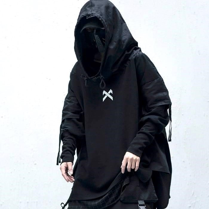 Japanese Streetwear Men's Hoodie - ATLAS 1
