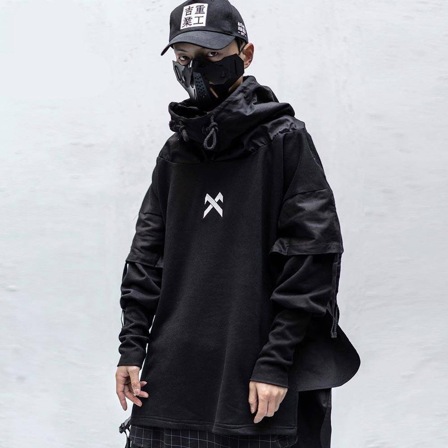 Japanischer Streetwear-Hoodie für Herren — Mit Kapuze