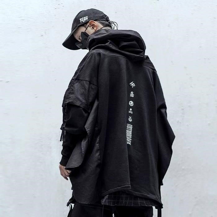 Japanese Streetwear Men's Hoodie - ATLAS 1