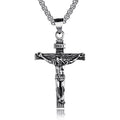 Jesus Cross Stainless Steel Pendant Necklace - ATLAS 1