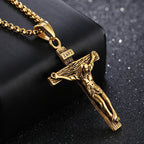 Jesus Cross Stainless Steel Pendant Necklace - ATLAS 1