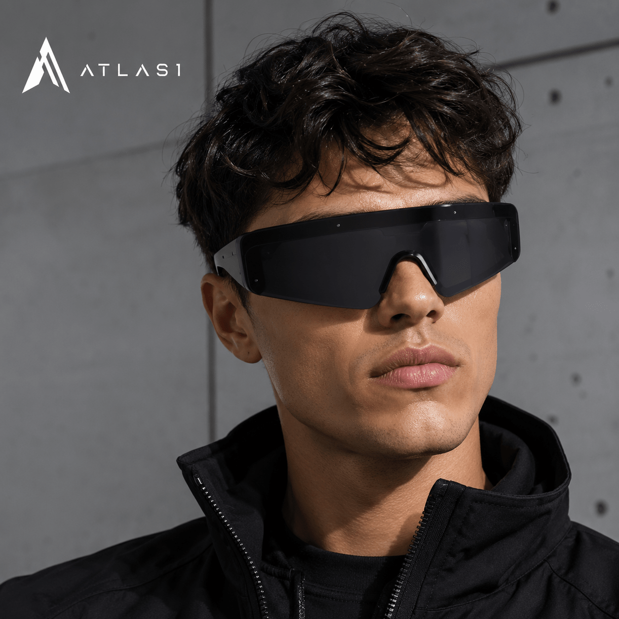 Kairo™ — Futuristic Half-Frame Sunglasses - ATLAS 1