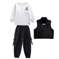 Kid's Tactical Techwear Sweatshirt and Cargo Pants Set - ATLAS 1