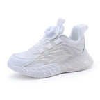 Kids Techwear Lightweight White School Sports Sneakers - ATLAS 1