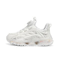 Kids Techwear Lightweight White School Sports Sneakers - ATLAS 1