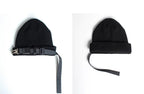 Knitted Black Techwear Beanie - ATLAS 1