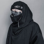Knitted Black Techwear Beanie - ATLAS 1