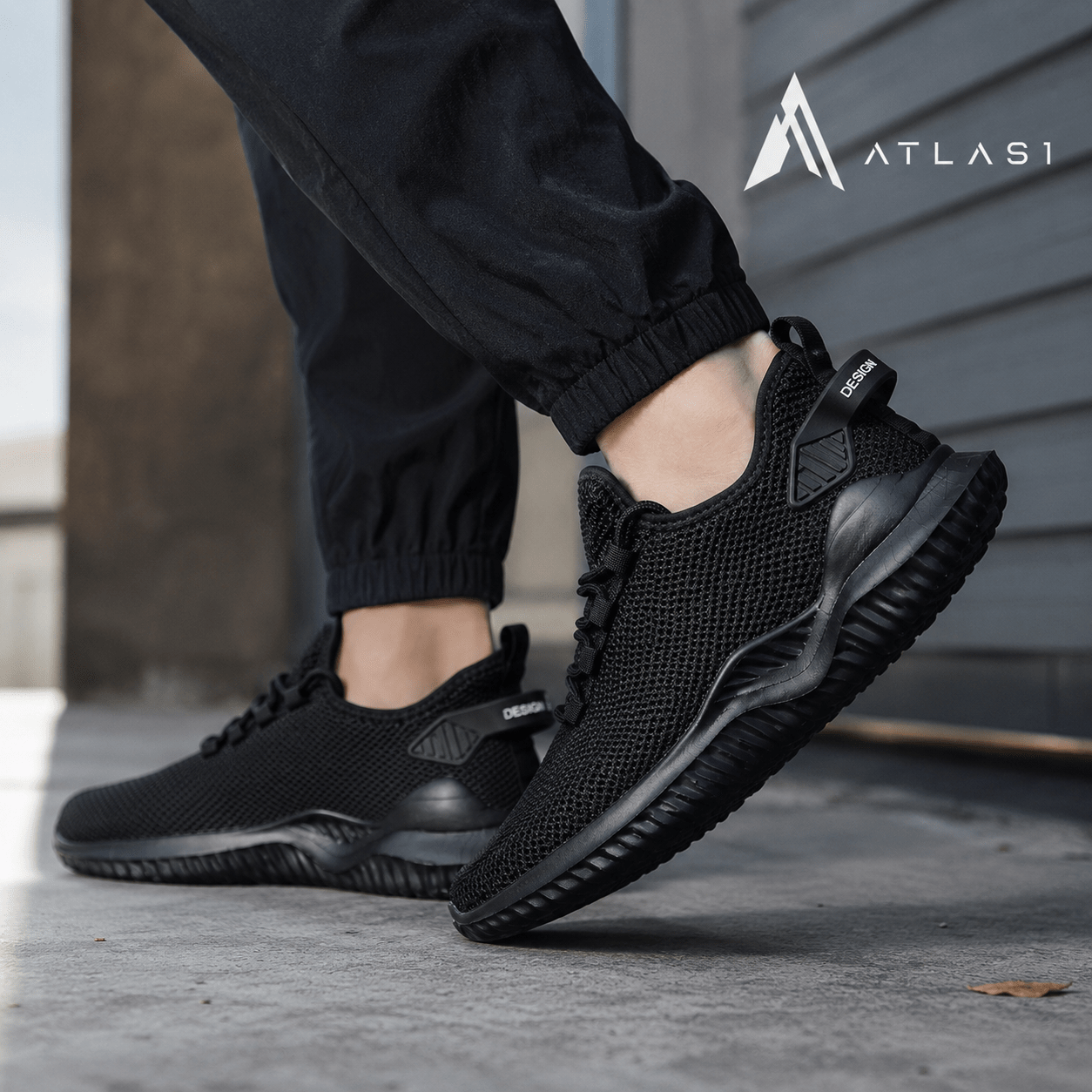 Laceless Techwear Men's Running Shoes - ATLAS 1