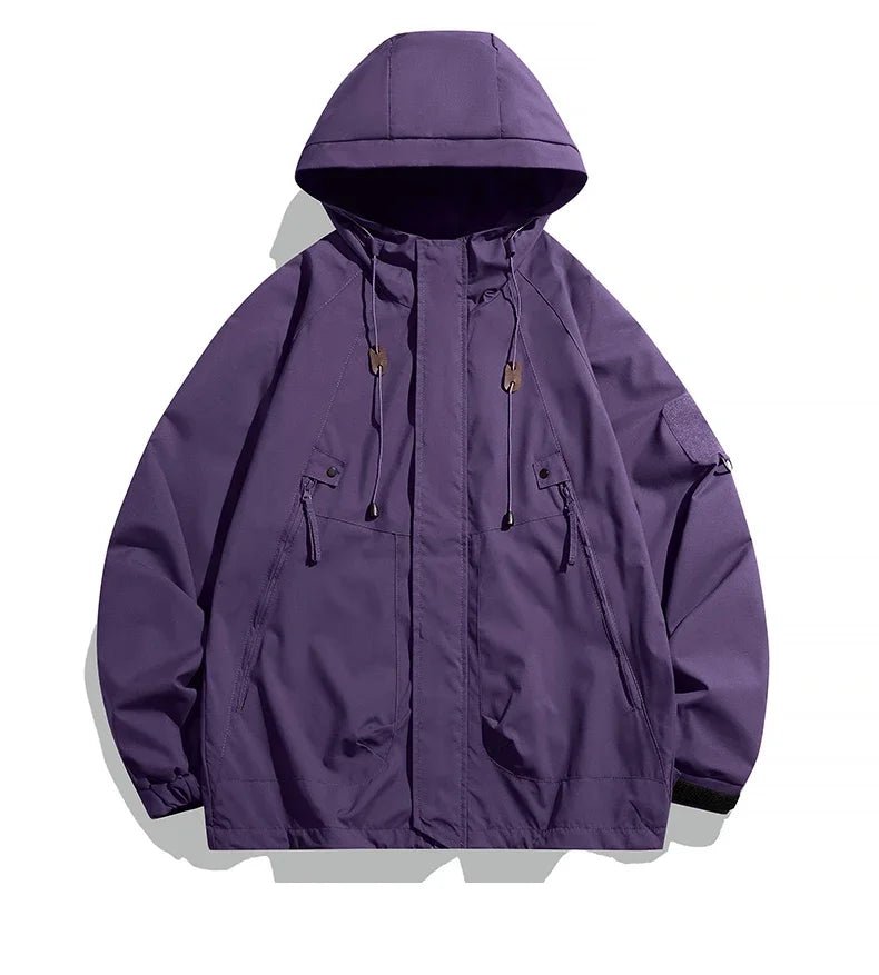 Lightweight Techwear Cargo Windbreaker Camping Jacket Unisex - ATLAS 1