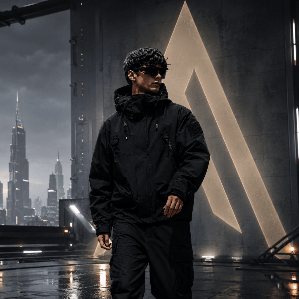 Lightweight Techwear Cargo Windbreaker Camping Jacket Unisex - ATLAS 1