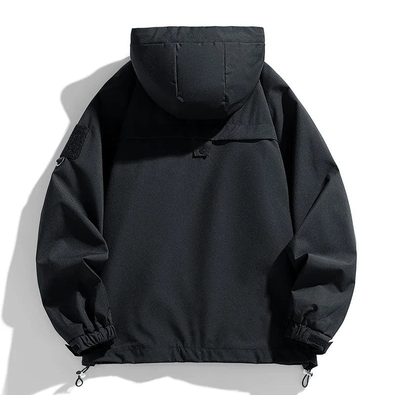 Lightweight Techwear Cargo Windbreaker Camping Jacket Unisex - ATLAS 1