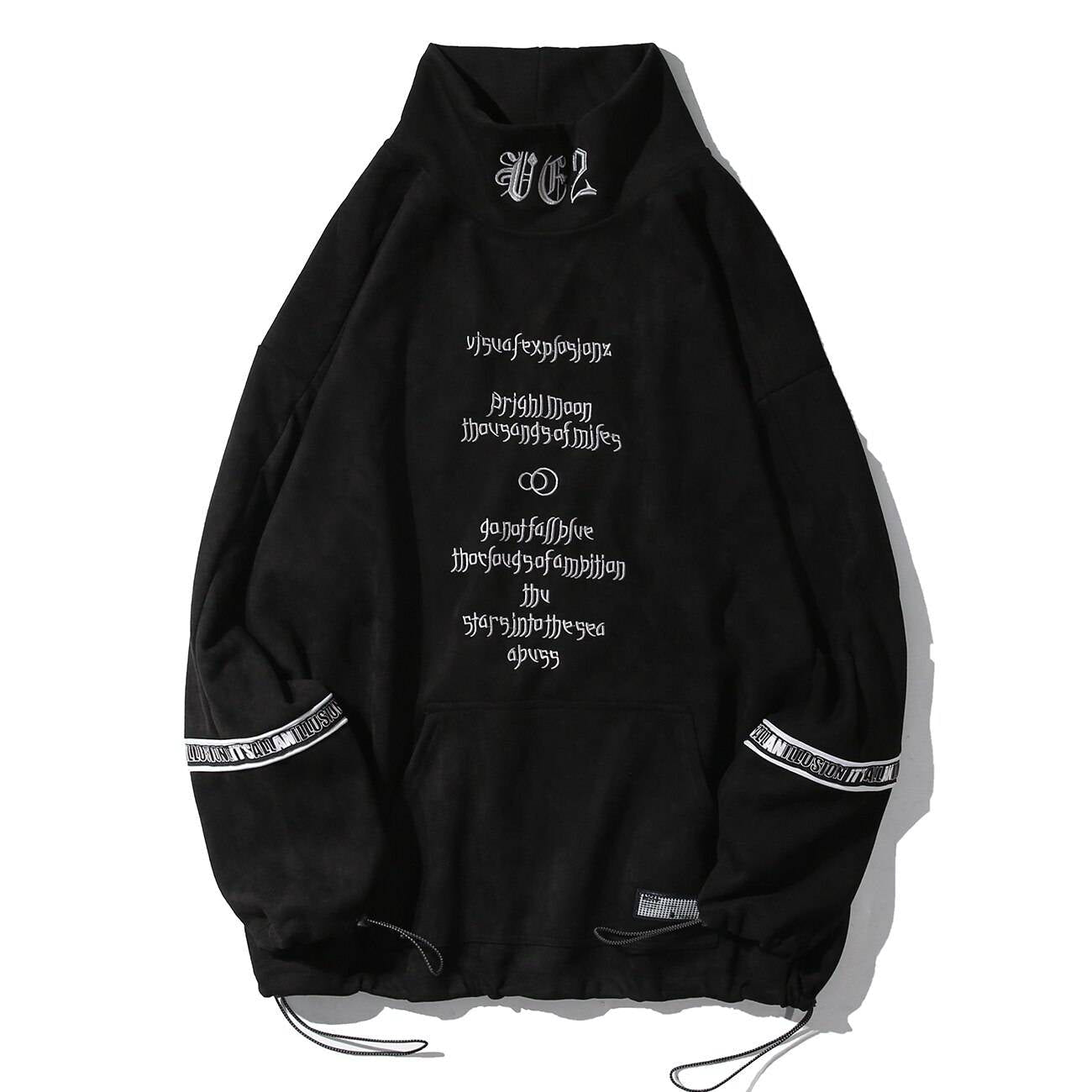Loose Techwear Tactical Turtleneck Sweatshirt - ATLAS 1