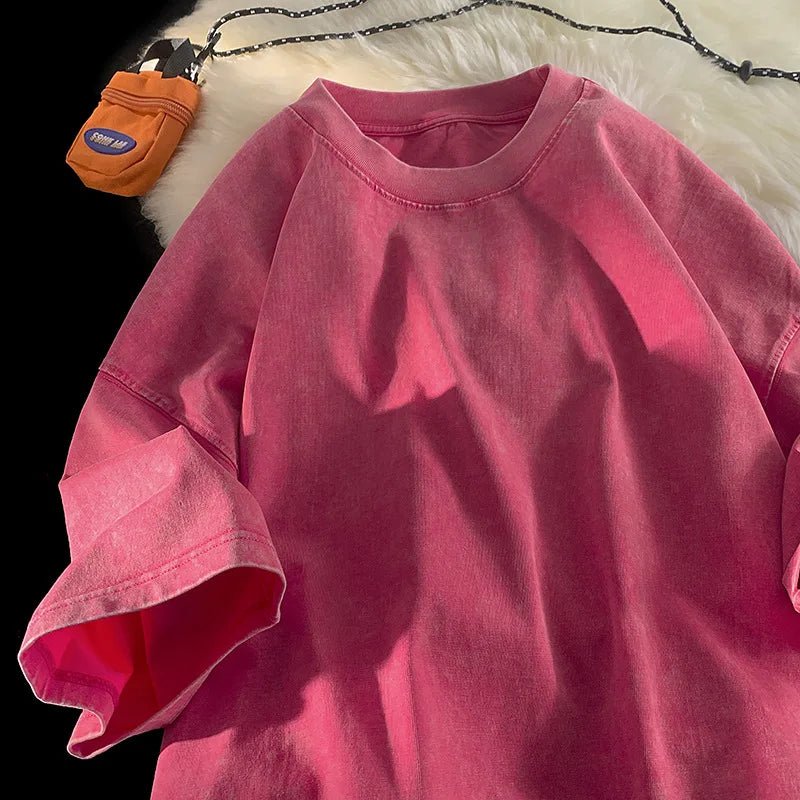 Luxury Streetwear Oversized Acid Wash Tee - ATLAS 1
