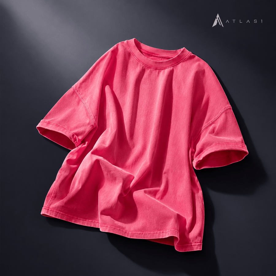 Luxury Streetwear Oversized Acid Wash Tee — Generous oversized silhouette