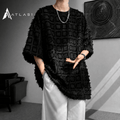 Men Basic Loose Korean Style T-Shirt - ATLAS 1
