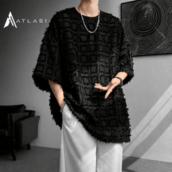 Men Basic Loose Korean Style T-Shirt - ATLAS 1