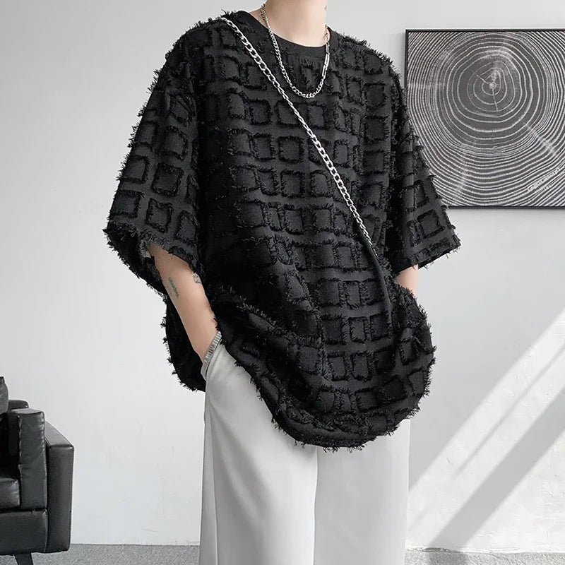 Men Basic Loose Korean Style T-Shirt - ATLAS 1