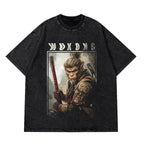 Men Casual Cat Cartoon Oversized T-Shirt - ATLAS 1