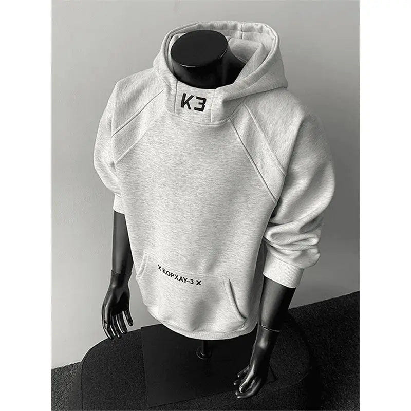Men Casual Embroidered Hooded Jacket - ATLAS 1