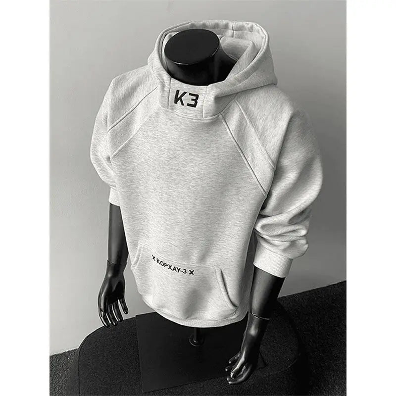 Men Casual Embroidered Hooded Jacket - ATLAS 1