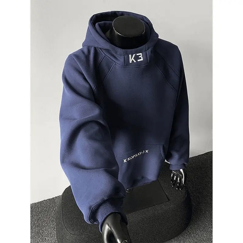 Men Casual Embroidered Hooded Jacket - ATLAS 1