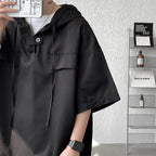 Men Casual Hooded Half Sleeve T-Shirt - ATLAS 1