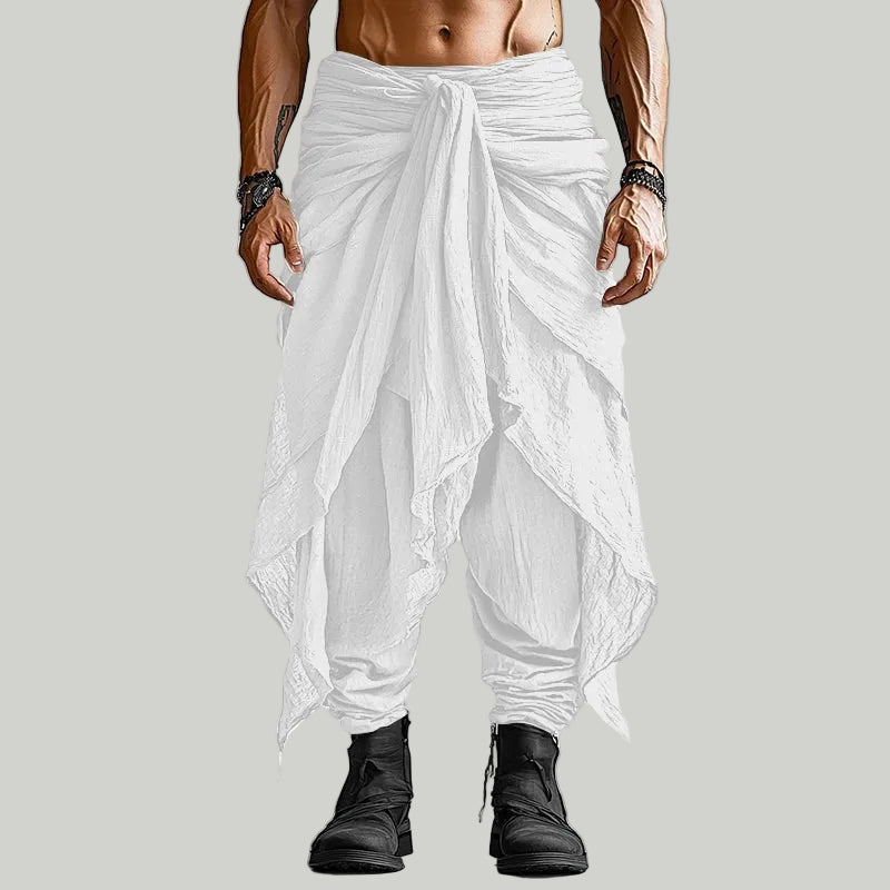 Men Casual Pleated Oversized Harem Trousers - ATLAS 1