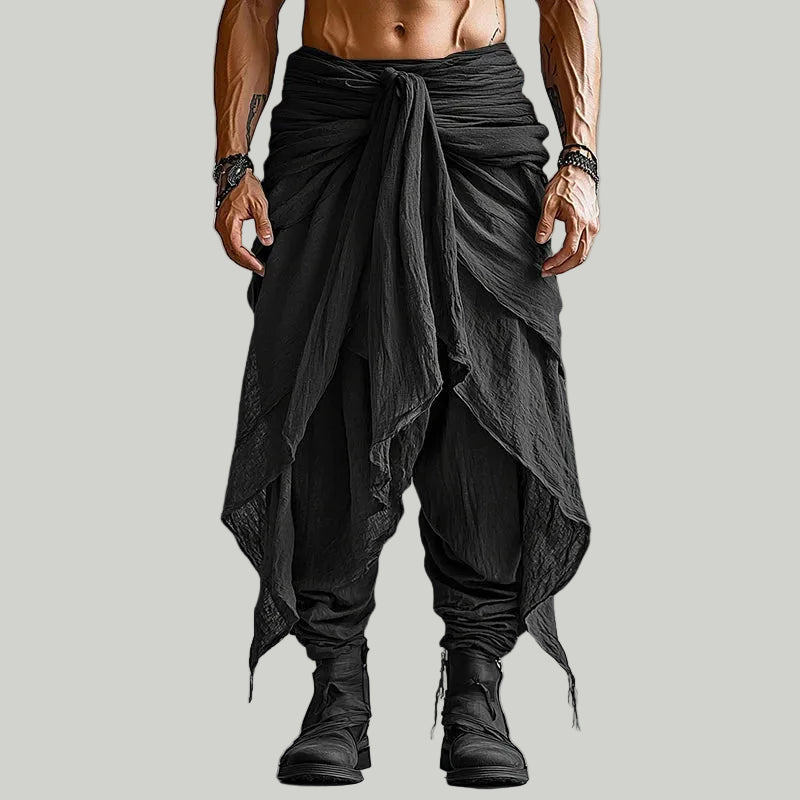 Men Casual Pleated Oversized Harem Trousers - ATLAS 1