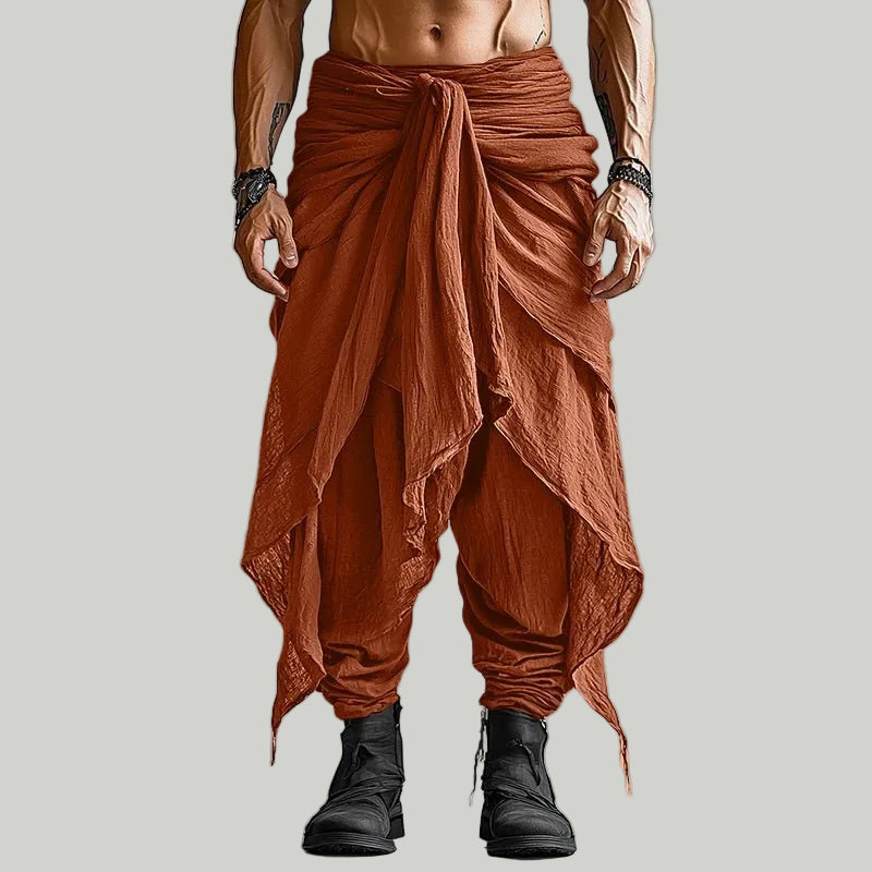 Men Casual Pleated Oversized Harem Trousers - ATLAS 1