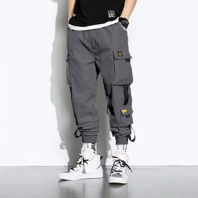 Men Casual Techwear Harem Cargo Sweatpants - ATLAS 1 - Techwear Store
