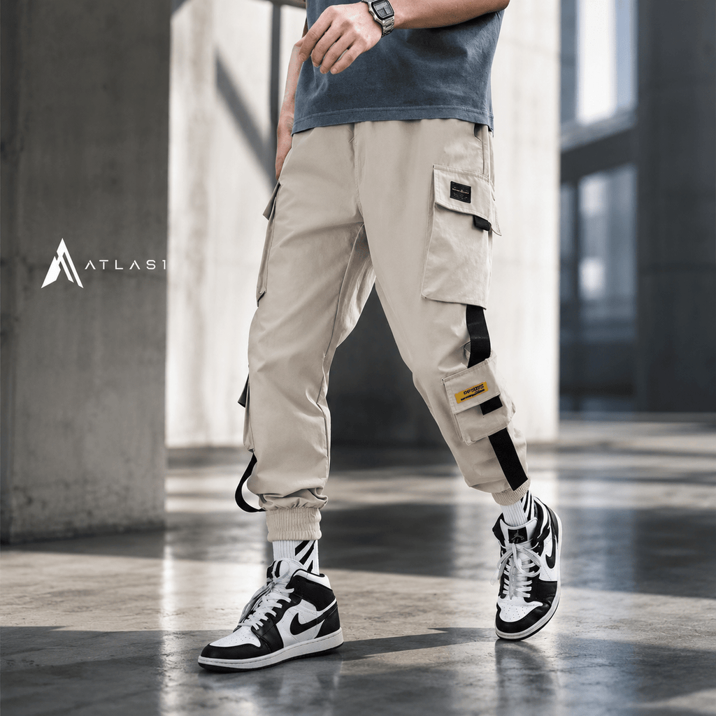 Men Casual Techwear Harem Cargo Sweatpants - ATLAS 1