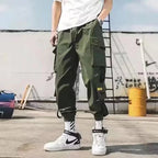 Men Casual Techwear Harem Cargo Sweatpants - ATLAS 1 - Techwear Store