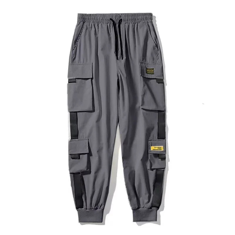 Men Casual Techwear Harem Cargo Sweatpants - ATLAS 1 - Techwear Store