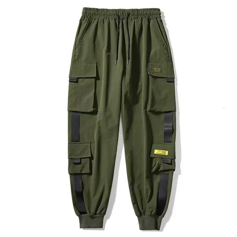 Men Casual Techwear Harem Cargo Sweatpants - ATLAS 1 - Techwear Store