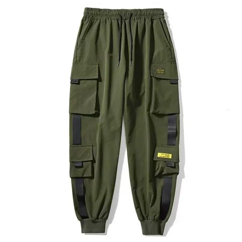 Men Casual Techwear Harem Cargo Sweatpants - ATLAS 1 - Techwear Store