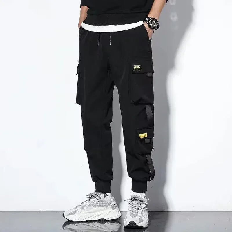Men Casual Techwear Harem Cargo Sweatpants - ATLAS 1 - Techwear Store