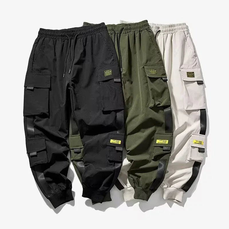 Men Casual Techwear Harem Cargo Sweatpants - ATLAS 1 - Techwear Store