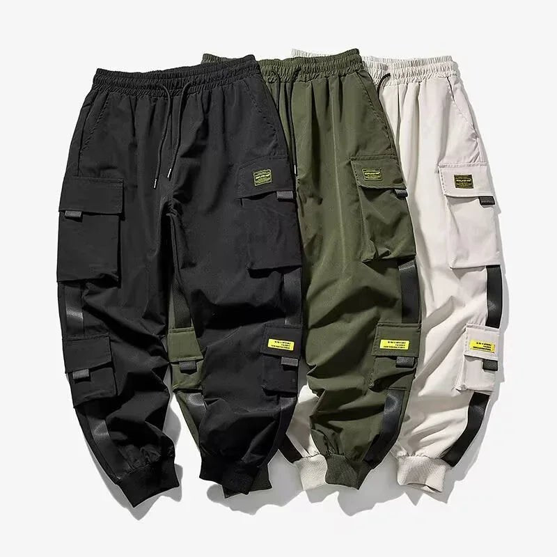 Men Casual Techwear Harem Cargo Sweatpants - ATLAS 1 - Techwear Store