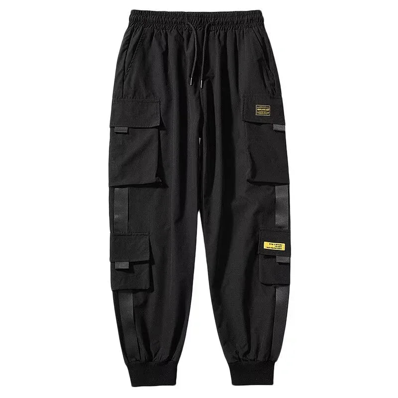 Men Casual Techwear Harem Cargo Sweatpants - ATLAS 1 - Techwear Store