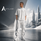 Men Elastic Waist Drawstring Cargo Pants - ATLAS 1