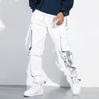 Men Elastic Waist Drawstring Cargo Pants - ATLAS 1