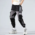 Men Elastic Waist Drawstring Cargo Pants - ATLAS 1