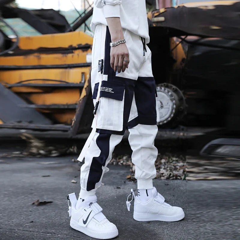 Men Elastic Waist Drawstring Cargo Pants - ATLAS 1