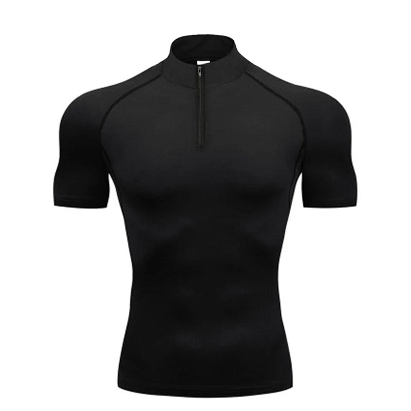 Men Fitness Compression Short Sleeve T-Shirt - ATLAS 1